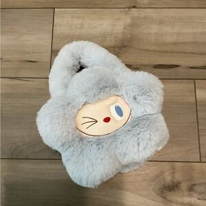 LABUBU THE MONSTERS  Plush Flower Bag Blue Classic Series Handbag